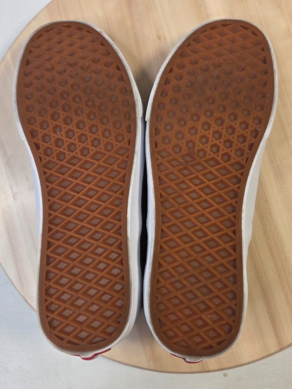 Vans Black & White Classic Slip on Skate Shoes Sneakers US Men 7.5 / Women 9 - Picture 11 of 12